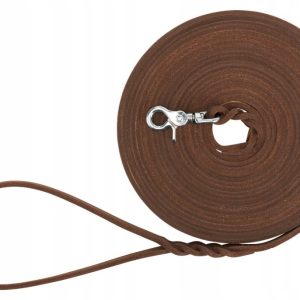 Trixie Smycz Rustic Tracking gruba skóra 10 m/8 mm - 1 zdjęcie