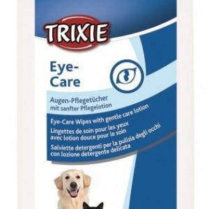Trixie TRIXIE Chusteczki do pielęgnacji oczu kota |Dwie saszetki karmy Happy Cat GRATIS! - 1 zdjęcie