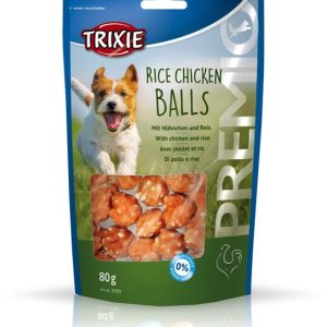 TRIXIE Trixie Kulki ryżowo-drobiowe 80g PTRI383 - 1 zdjęcie