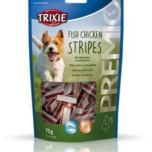 TRIXIE Trixie paski kura i łosoś 100g PTRI423 - 1 zdjęcie