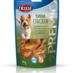 TRIXIE Trixie Premio banan i kurczak 100g PTRI428 - 1 zdjęcie