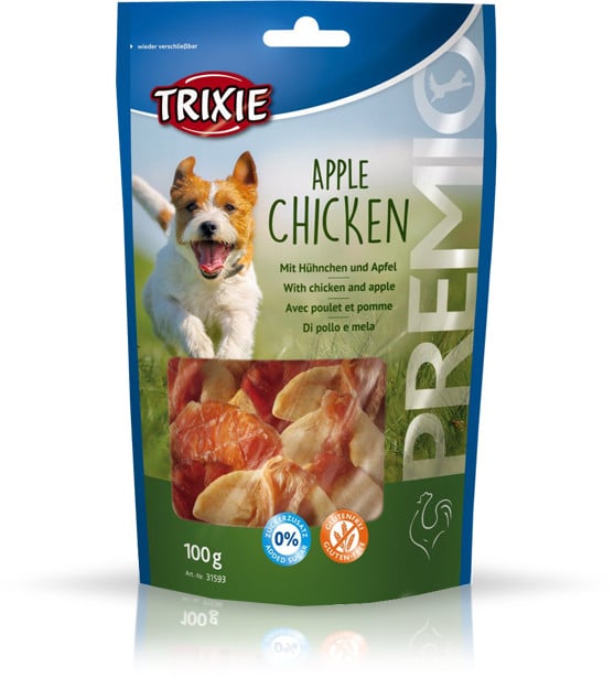 TRIXIE Trixie Premio jabłko z kurczakiem 100g PTRI435 - 1 zdjęcie