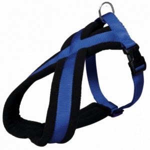 Trixie Uprząż Premium M-L 50-80cm/25mm niebieska [TX-20402] - 1 zdjęcie
