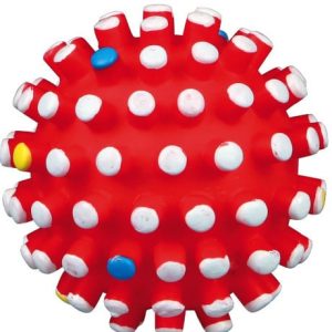Trixie Zabawki Piłka z kolorowymi kolcami 10cm nr kat. 3429 - 1 zdjęcie