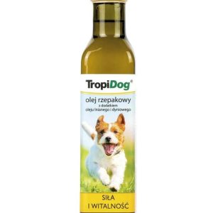 TROPIDOG OLEJ RZEPAKOWY Z DODATKIEM OLEJU LNIANEGO I DYNIOWEGO 250 ml - 1 zdjęcie