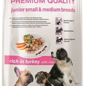 Tropidog Premium Junior Small&Medium Breeds Turkey&Rice 8 kg - 1 zdjęcie