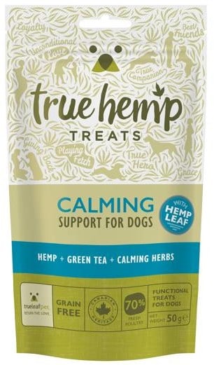 true hemp True Hemp treats uspokajające przysmaki z konopiami dla psa 50g - 1 zdjęcie