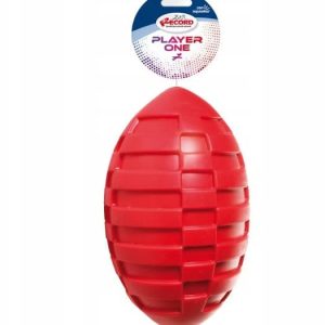 Twarda Gumowa Piłka Rugby 17 CM - 1 zdjęcie