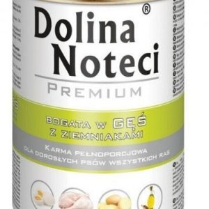 Łuków Dolina Noteci Premium karma dla psów dorosłych bogata w gęś z ziemniakami 400g - 1 zdjęcie
