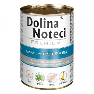 Łuków Dolina Noteci Premium karma dla psów dorosłych bogata w pstrąga 400g - 1 zdjęcie