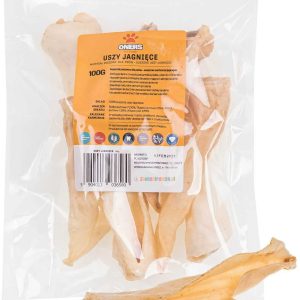 Uszy Jagnięce Przysmak dla Psa : Opakowanie - 500 g - 1 zdjęcie