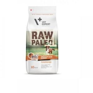 VetExpert 4T RAW PALEO PUPPY MEDIUM 10 KG - 1 zdjęcie