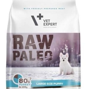 VetExpert Vet Expert Raw Paleo Large Size Puppy Turkey 2.5 kg sucha karma dla szczeniąt ras dużych indyk 2.5kg - 1 zdjęcie