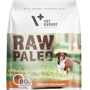 VetExpert Vet Expert Raw Paleo Medium Size Puppy Turkey 2.5 kg sucha karma dla szczeniąt średnich ras indyk 2.5kg - 1 zdjęcie