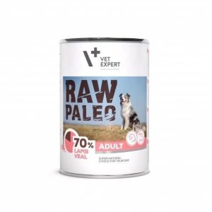 Vetexpert Vetexpert Raw Paleo Adult : Smak - Jagnięcina i cielęcina - 1 zdjęcie