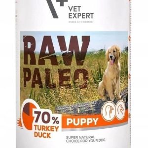 Vetexpert Vetexpert Raw Paleo Puppy : Smak - Indyk z kaczką - 1 zdjęcie