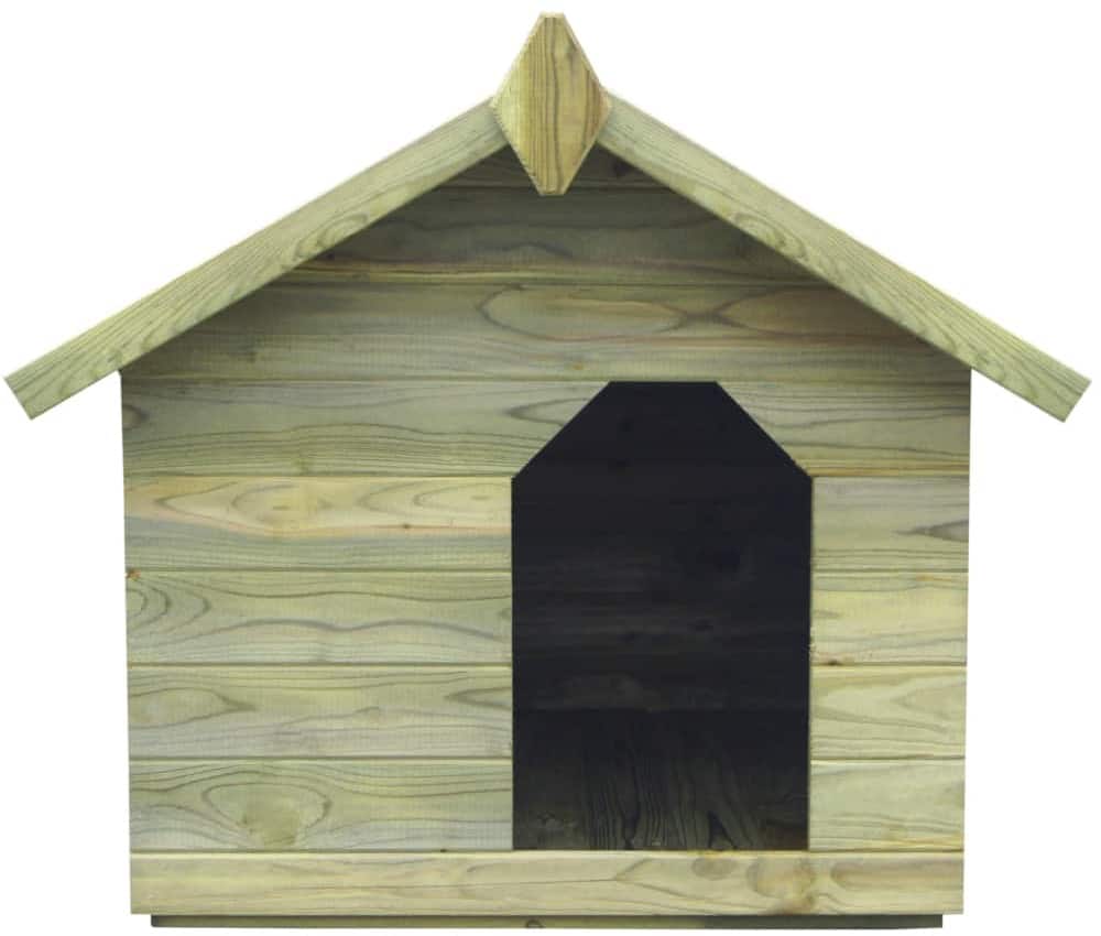 vidaXL Buda dla psa z otwieranym dachem, impregnowane drewno FSC vidaXL - 4 zdjęcie