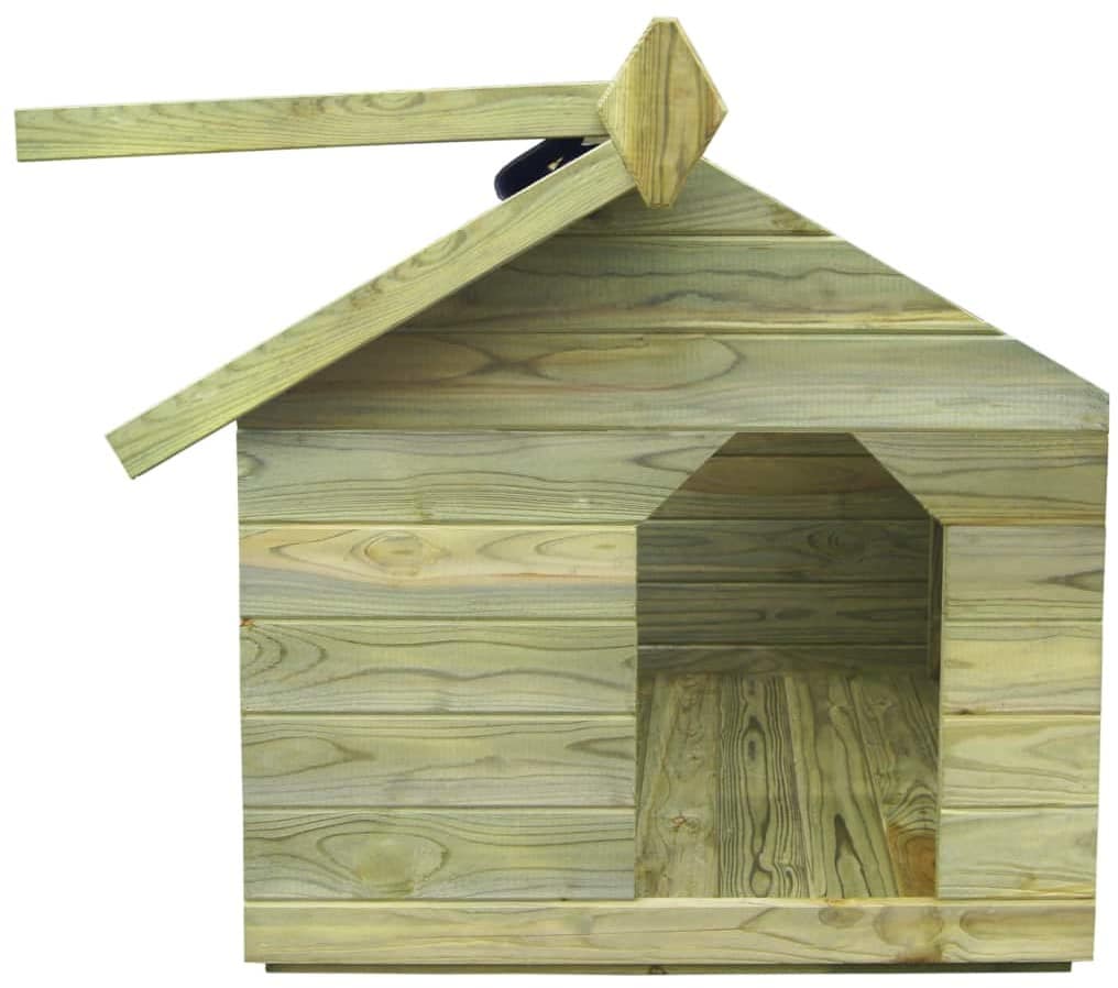 vidaXL Buda dla psa z otwieranym dachem, impregnowane drewno FSC vidaXL - 5 zdjęcie