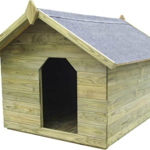 vidaXL VidaXL Buda dla psa z otwieranym dachem impregnowane drewno sosnowe 45149 - 1 zdjęcie