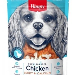 WANPY CHICKEN JERKY & CALCIUM BONE WRAP 100g - 1 zdjęcie