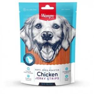 WANPY CHICKEN JERKY STRIPS 100g - 1 zdjęcie