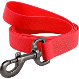 WauDog WAUDOG Waterproof Smycz 183/2,5 cm CZERWONA - wodoodporna - 1 zdjęcie