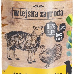 Wiejska Zagroda Indyk z jagnięciną Mokra Karma dla psa op 800g - 1 zdjęcie