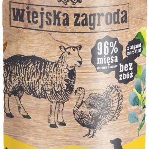 Wiejska Zagroda Karma z indykiem i jagnięciną dla psa 400g - 1 zdjęcie