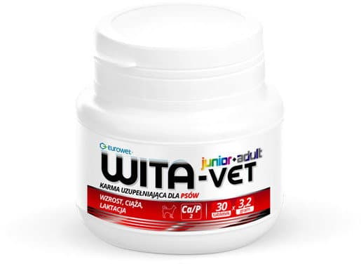 Wita-Vet Junior + Adult 100 tabletek - 1 zdjęcie