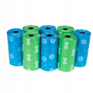 Worki Woreczki na odchody kolorowe 8x20szt - 1 zdjęcie