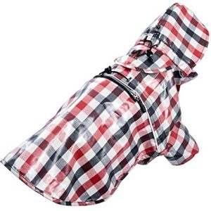 Wouapy wouapy wodoodporny gingham z nadrukami, szkocki hundedruck-płaszcz przeciwdeszczowy, windundurchlaessiger psy, 50 707550 - 1 zdjęcie