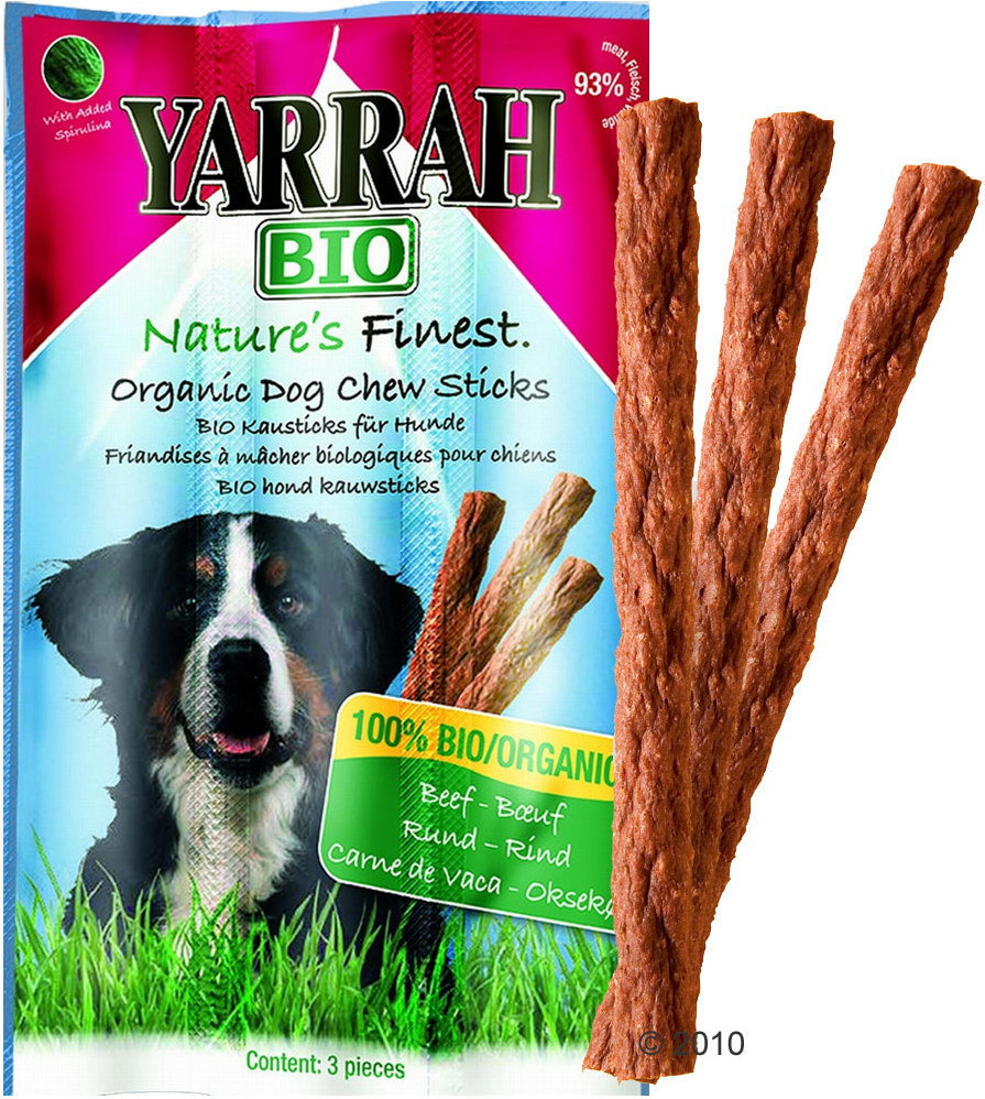 Yarrah Bio Pałeczki dla psa - 3 x 3 sztuki - 1 zdjęcie