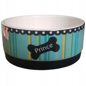 Yarro Miska ceramiczna Prince turkus 12,5cm Y2729 - 1 zdjęcie