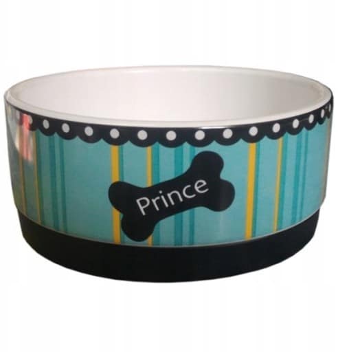 Yarro Miska ceramiczna Prince turkus 12,5cm Y2729 - 1 zdjęcie