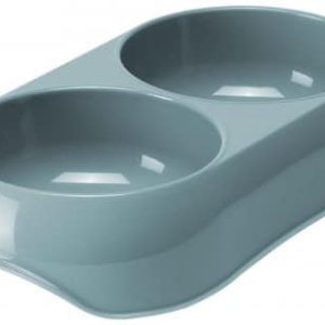 YARRO Miska Gusto podwójna dla kota, psa - 2 x 0,2l aqua [Y3783-1884] - 1 zdjęcie