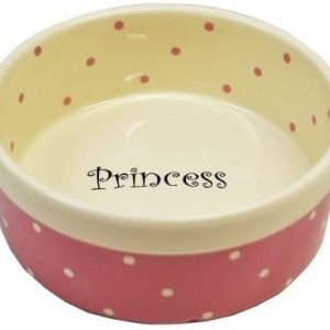 Yarro Moderna Miska ceramiczna Princess różowa 13x5,5cm [Y2722] 13301 - 1 zdjęcie