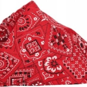 Yarro obroża z chustą 2,5x40-65cm czerwona - 1 zdjęcie