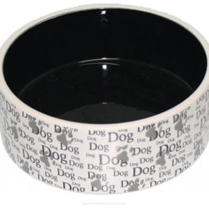 Yarro YARRO Miska ceramiczna dla psa z napisem DOG 19,5x7,5cm [Y2719] ZH_07180 - 1 zdjęcie