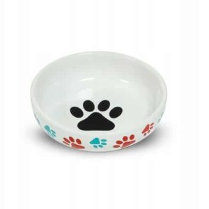YARRO YARRO MISKA CERAMICZNA MOTYW ŁAPEK 14x4.5 cm - 1 zdjęcie