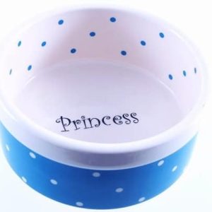 YARRO Yarro Miska Ceramiczna Princess 13 x 5,5cm niebieska PYAR018 - 1 zdjęcie