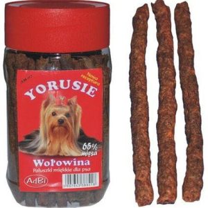 Yorusie Kabanosy z wołowiną słoik 450g - 1 zdjęcie