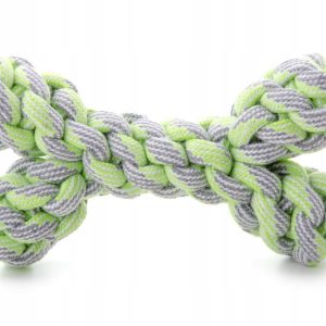 Zabawka Bawełniana kość zielona 20 cm - 1 zdjęcie
