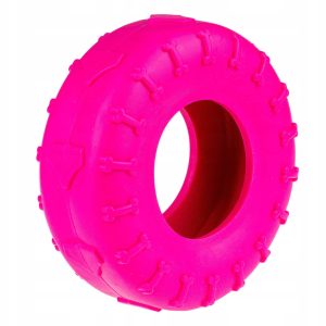 Zabawka dla psa gruba Opona guma Tpr 9,5 cm - 1 zdjęcie