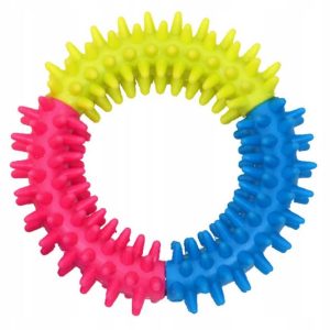 Zabawka dla psa Gryzak miękki Ring szczeniak 10 cm - 1 zdjęcie