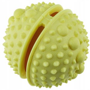 Zabawka dla psa Gryzak Piłka na smaczki 7 cm - 1 zdjęcie