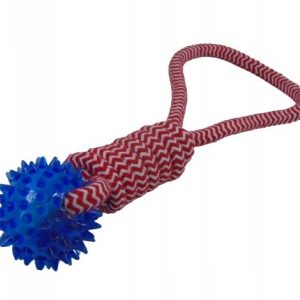 Zabawka dla psa Gryzak Sznur Aport piłka 30cm - 1 zdjęcie