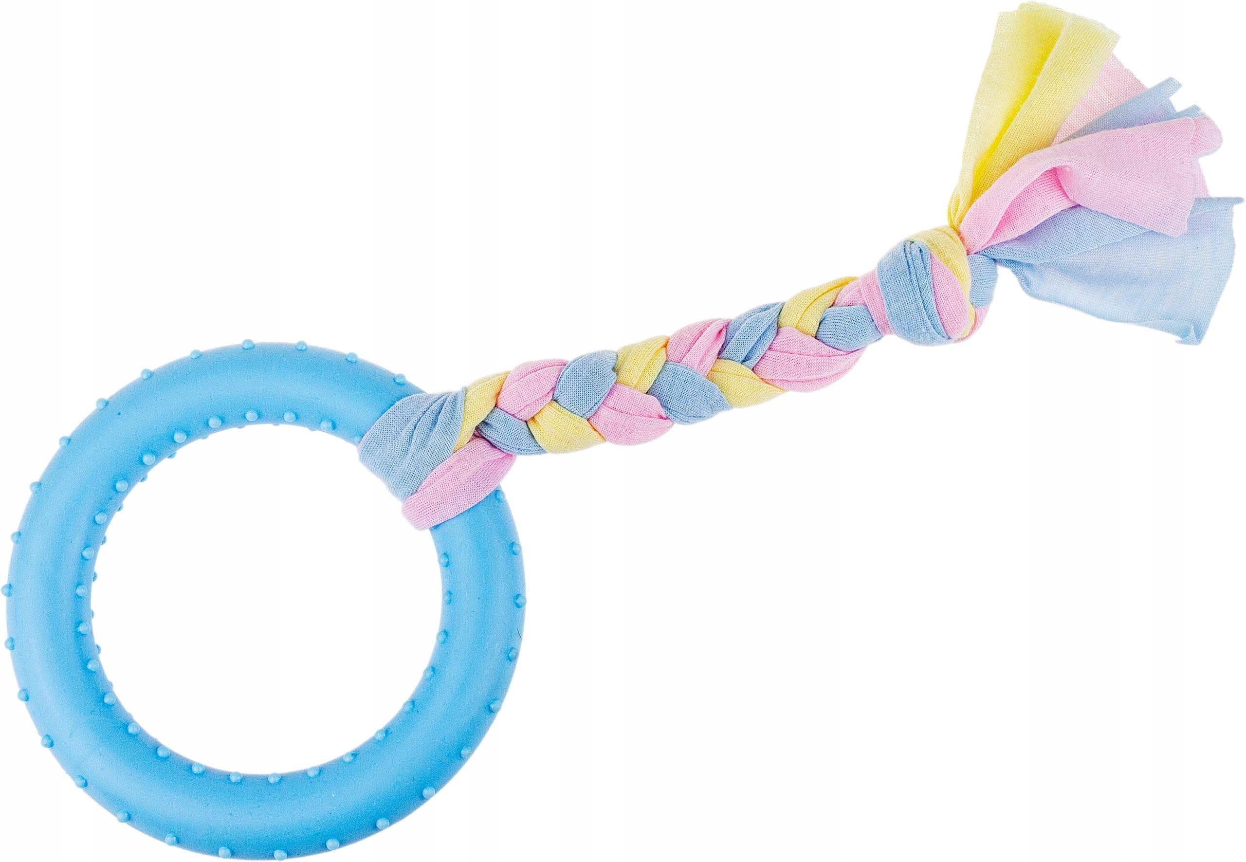 Zabawka dla psa Gryzak ze sznurkiem Big Ring 12 cm - 1 zdjęcie