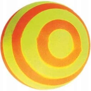 Zabawka Dla Psa Piłka 57MM Ślimak Żółto/pomarańcz. - 1 zdjęcie