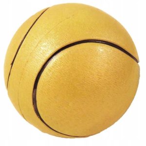 Zabawka Dla Psa Piłka 90MM Tenis Żółta Brokat Z782 - 1 zdjęcie