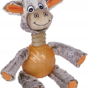 Zabawka dla psa - pluszowa krowa z piłką 45 cm - 1 zdjęcie